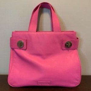 Nautica “Barbie Pink” Tote with Silver Metal accents